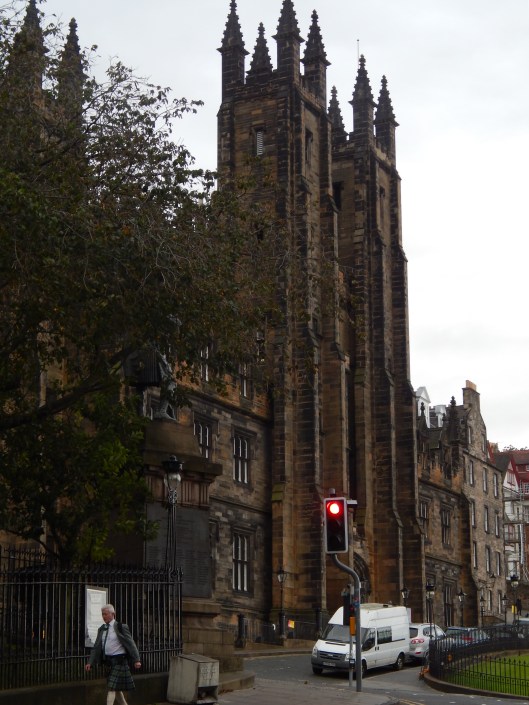 Note the genuine Scotsman in kilt.