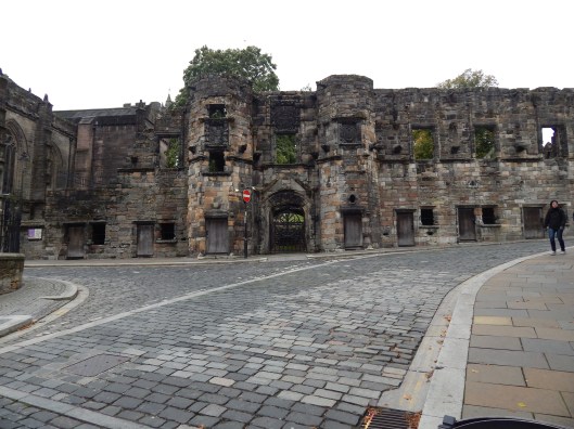 Mar's Wark, built of stone from the abbey church.