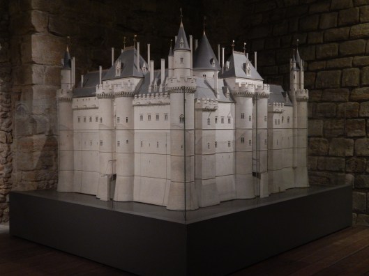 Model of Medieval Louvre Castle