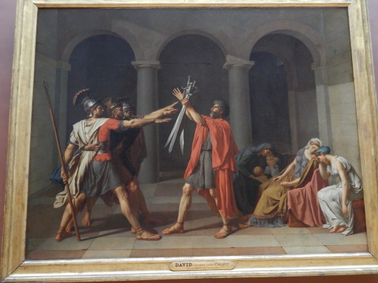 Oath of the Horatii -- David