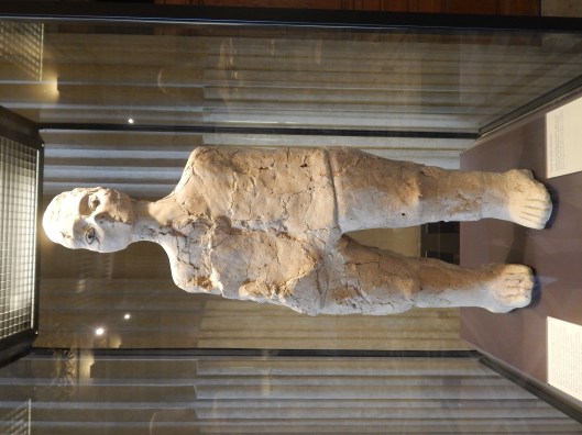 9000 years old.  The oldest piece in the Louvre collection