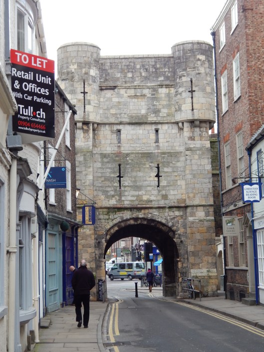 Original medieval city gate