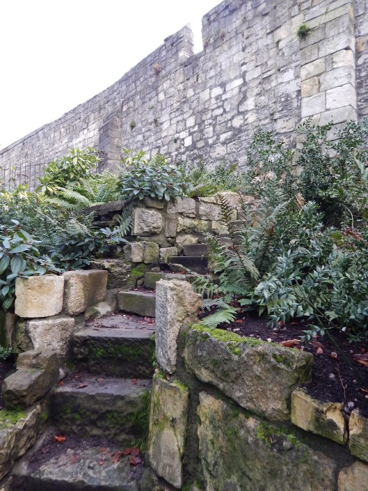 Garden along the old city wall