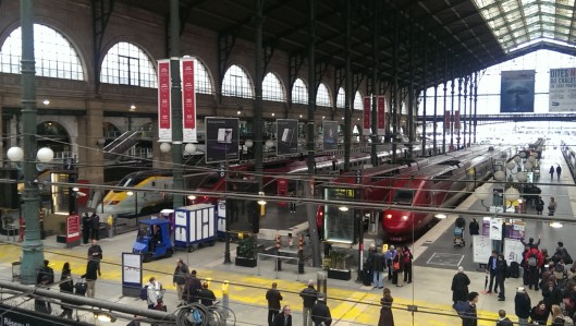 The International Section of Paris Gare de Nord.  