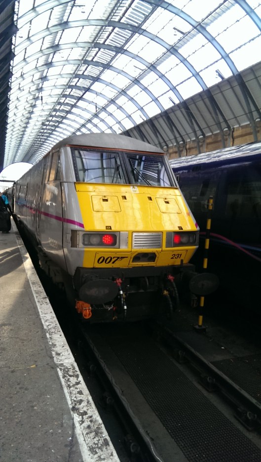 The East Coast Main Line Class 91 that brought me to York